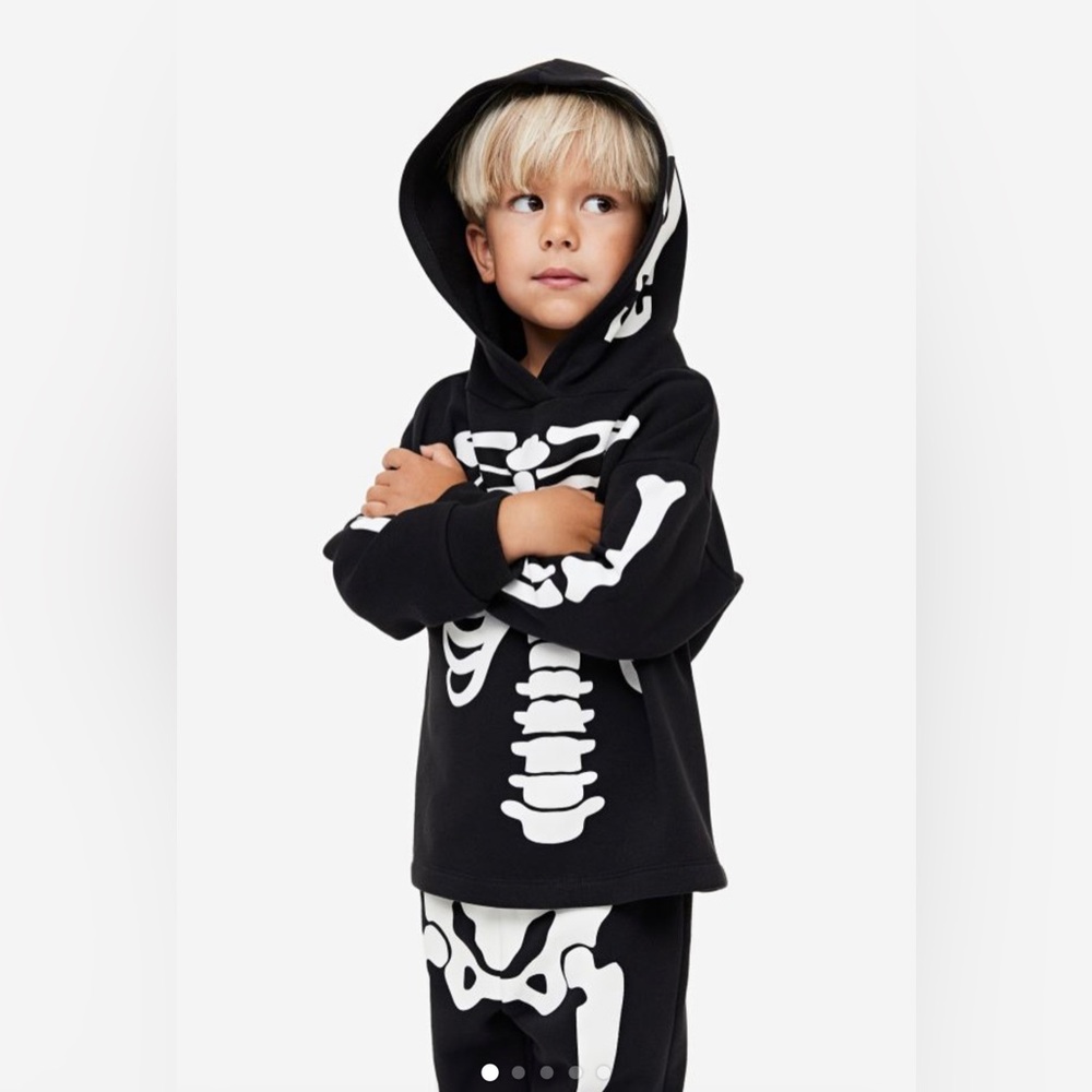 H&M Skeleton Sweatsuit
